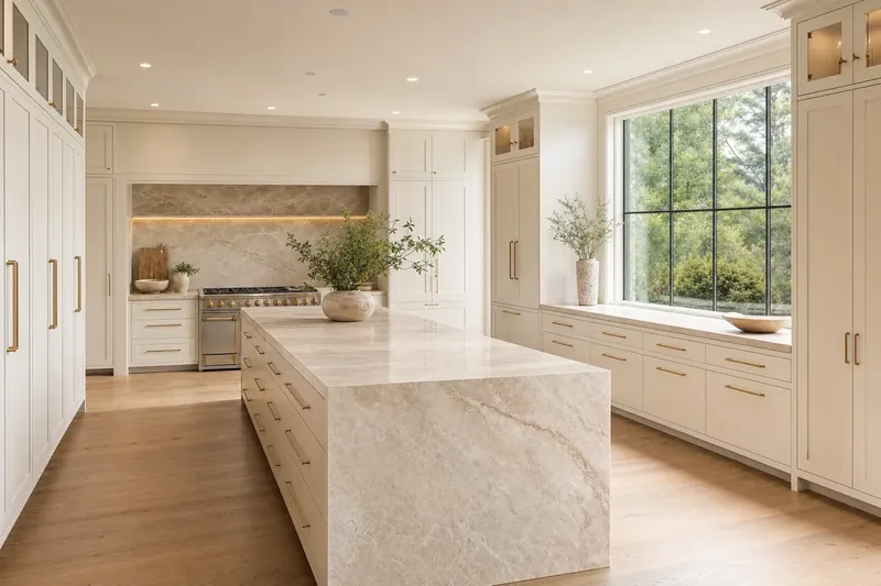 Traditional Transitional Kitchen Remodel in Whitestone, NY by Dream Homes Remodeling project photo